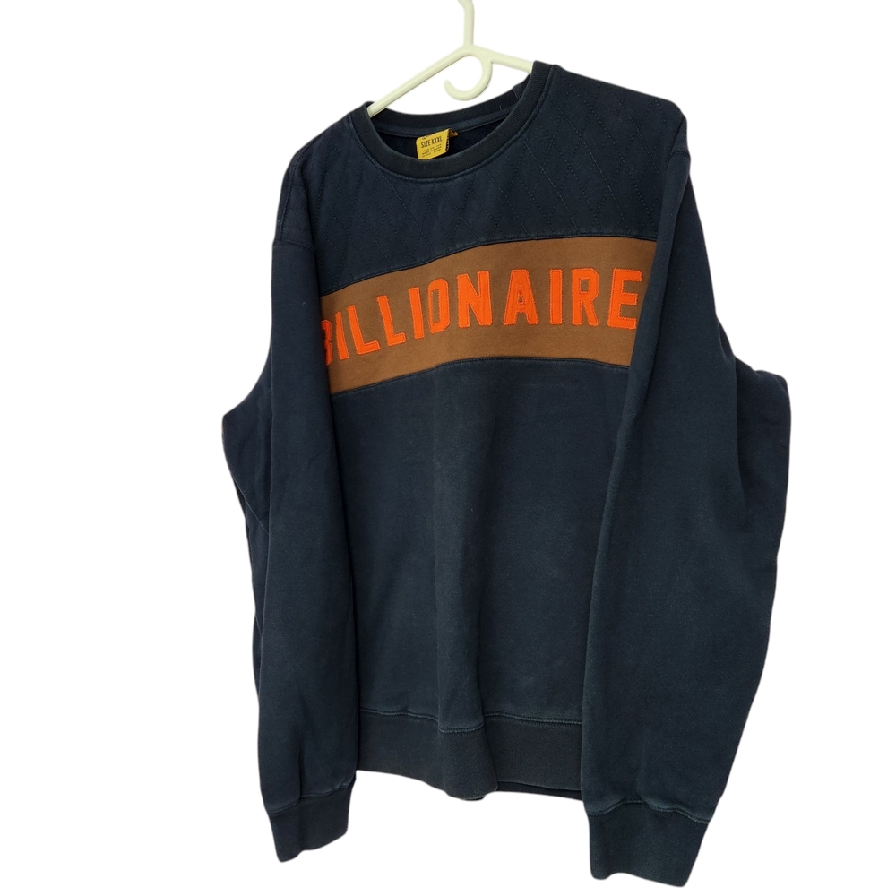 Billionaire Boys Club Navy blue and Orange Sweatershirt size